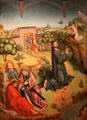 Agony in the Garden painting by Fernando Gallego & workshop at University of Arizona Museum of Art. Tucson, AZ.