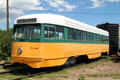 PCC streetcar at Pikes Peak Historical Railway Foundation. Colorado Springs, CO.
