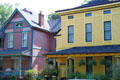 Victorian houses. Indianapolis, IN.