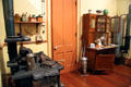 Kitchen with Majestic stove in recreated Wichita Cottage at Sedgwick County Historical Museum. Wichita, KS.