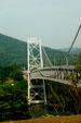 Bear Mountain suspension bridge towers. NY.