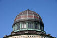 Colored dome of Nott Memorial Library at Union College. Schenectady, NY.