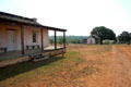 Reconstructed officers row at Fort Martin Scott. Fredericksburg, TX.