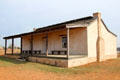 Reconstructed officers quarters at Fort Martin Scott. Fredericksburg, TX.