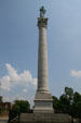 Soldiers & Sailors Confederate Monument for War Between the States in Libby Hill Park. Richmond, VA.